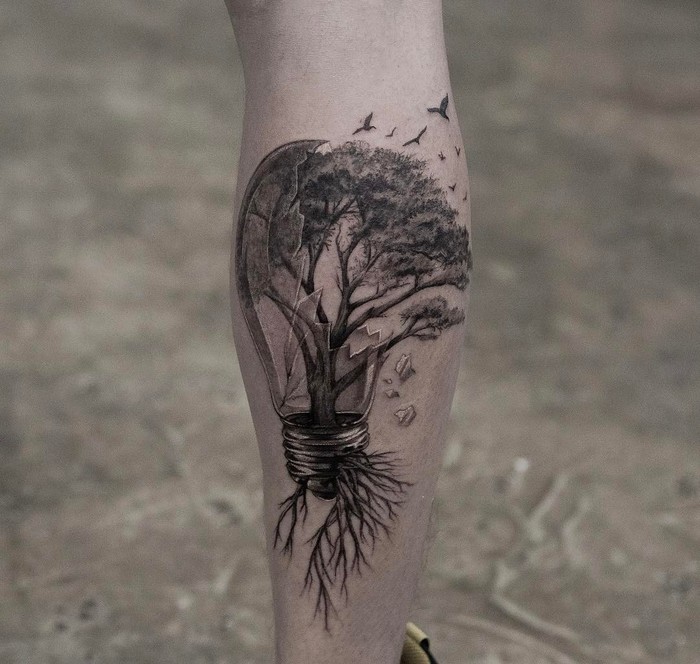 Featured image of post Light Bulb Tattoo With Flowers See more ideas about light bulb art drawings lightbulb art tumblr