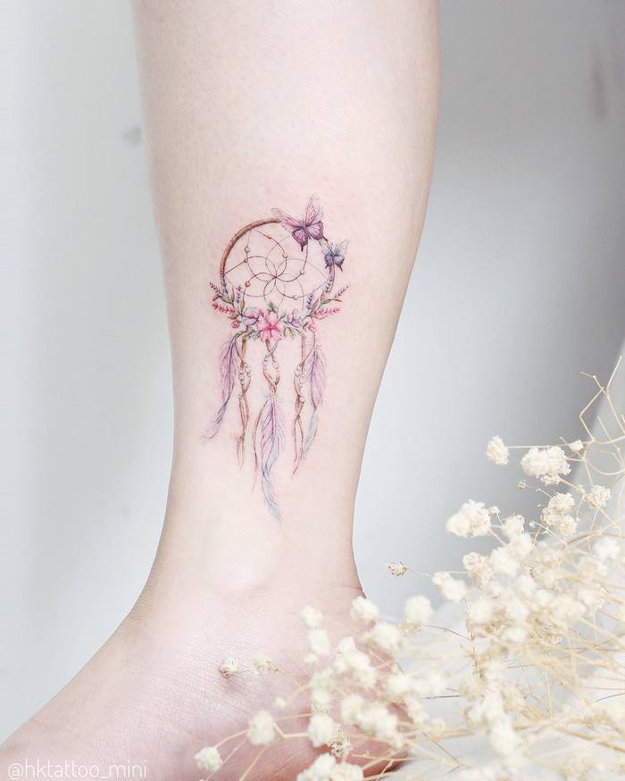 Gorgeous Dreamcatcher Tattoo 