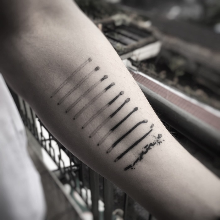 Fine Line Black and Gray Tattoos by Balazs Bercsenyi