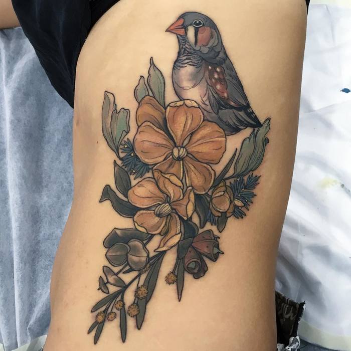 Nature Inspired Neo-Traditional Tattoos by Sophia Baughan