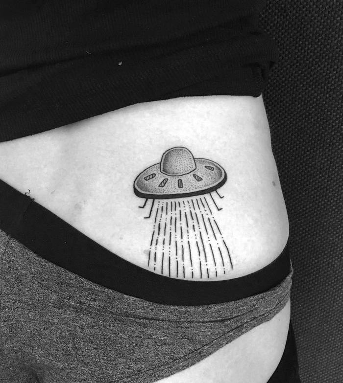 UFO Tattoo Design by TOOTH