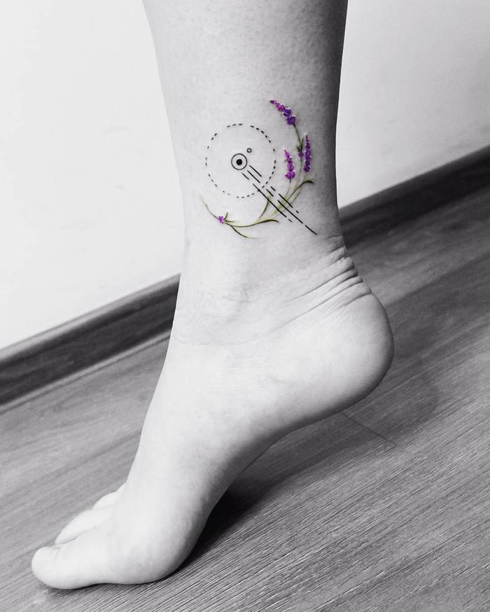 Lavender Tattoo by vt_kazantsev