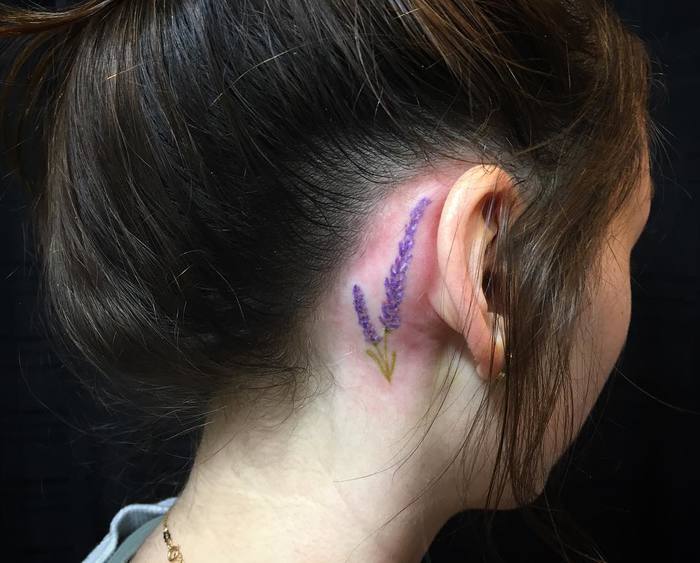 Lavender Tattoo by Austin Chitwood