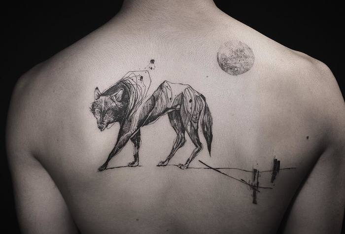 Wolf Tattoo by NADi