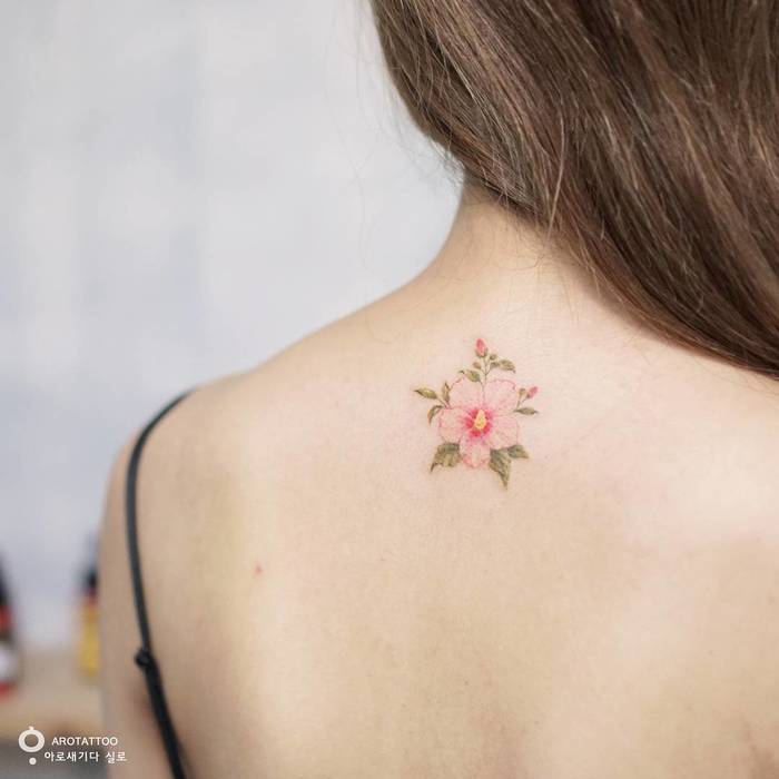 Rose of Sharon Tattoo by Tattooist Silo