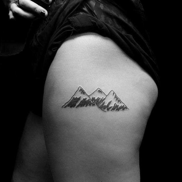 Mountain Tattoo by kevinking.nyc