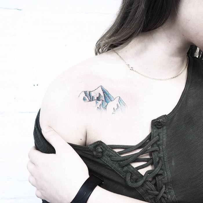 Mountain Tattoo by evgenymel