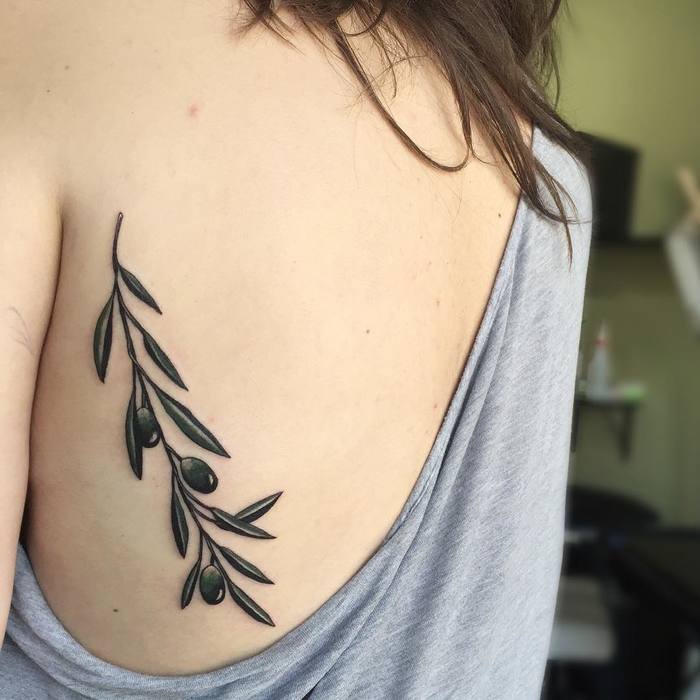 Olive Branch Tattoo by tattoojune