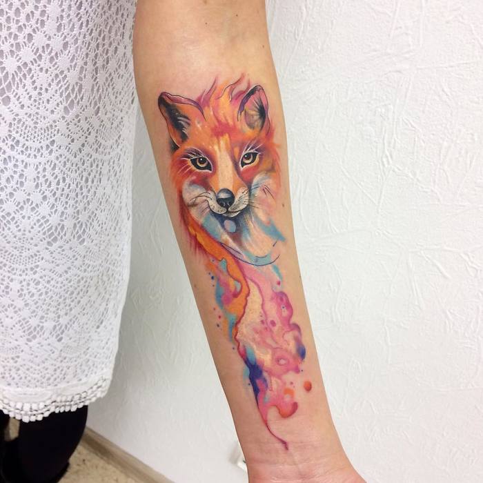 Fox Tattoo by victoriascarlet93
