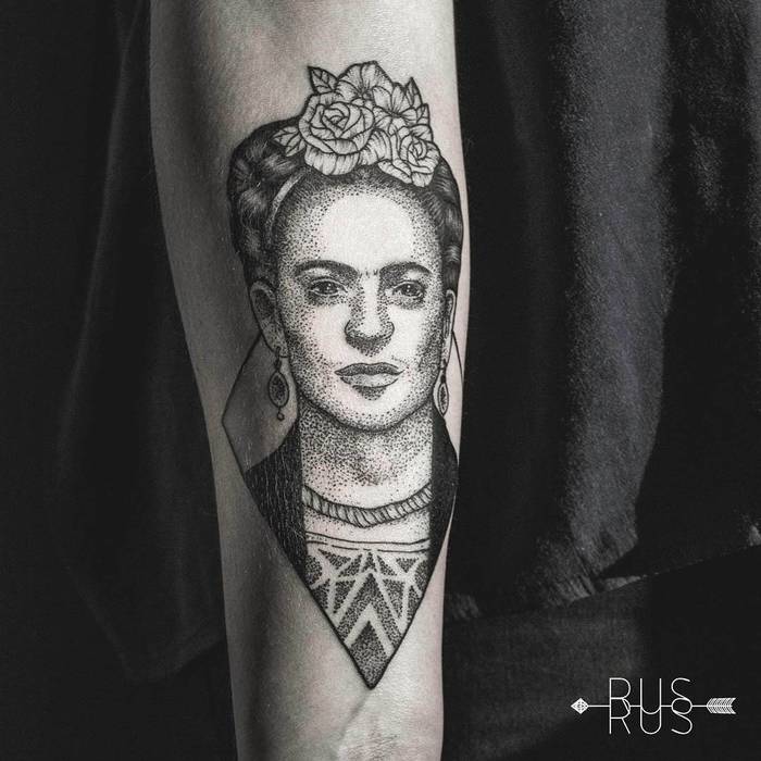 Frida Kahlo Tattoo by ps.rus