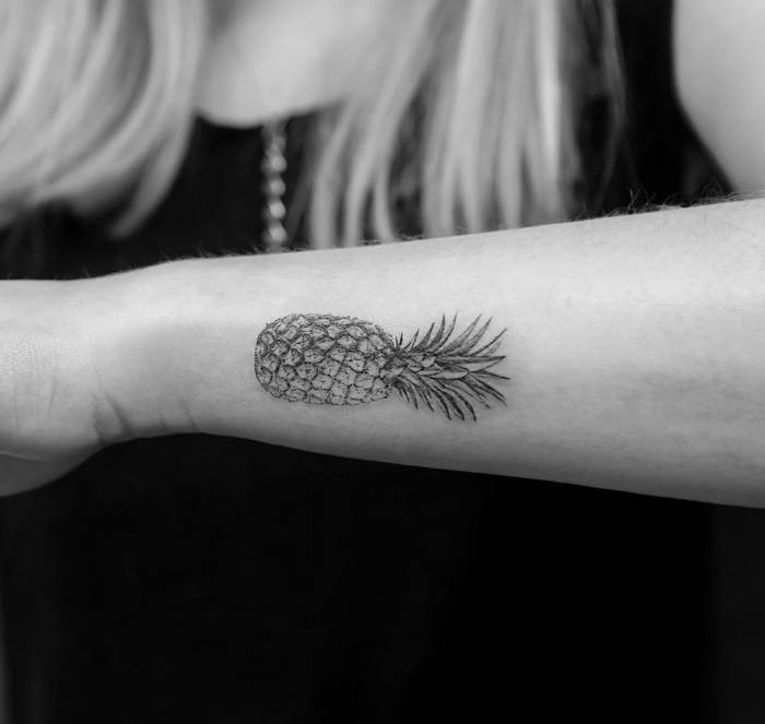 Pineapple Tattoo by mr.k_tattoo