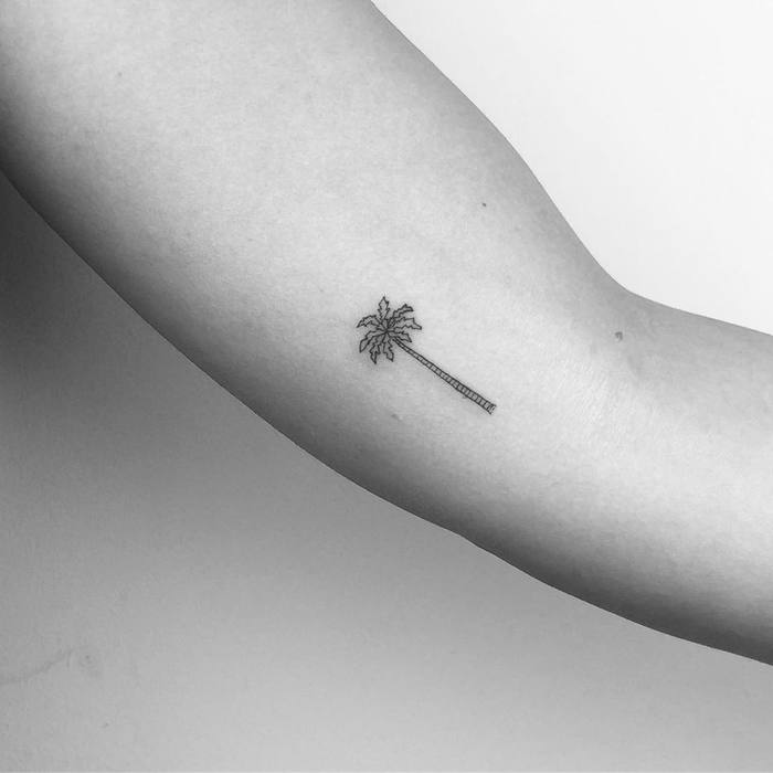 Palm Tree Tattoo by Cagri Durmaz