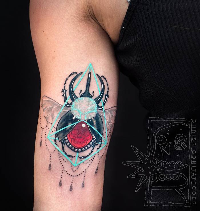 Beetle Tattoo by chrisrigonitattooer
