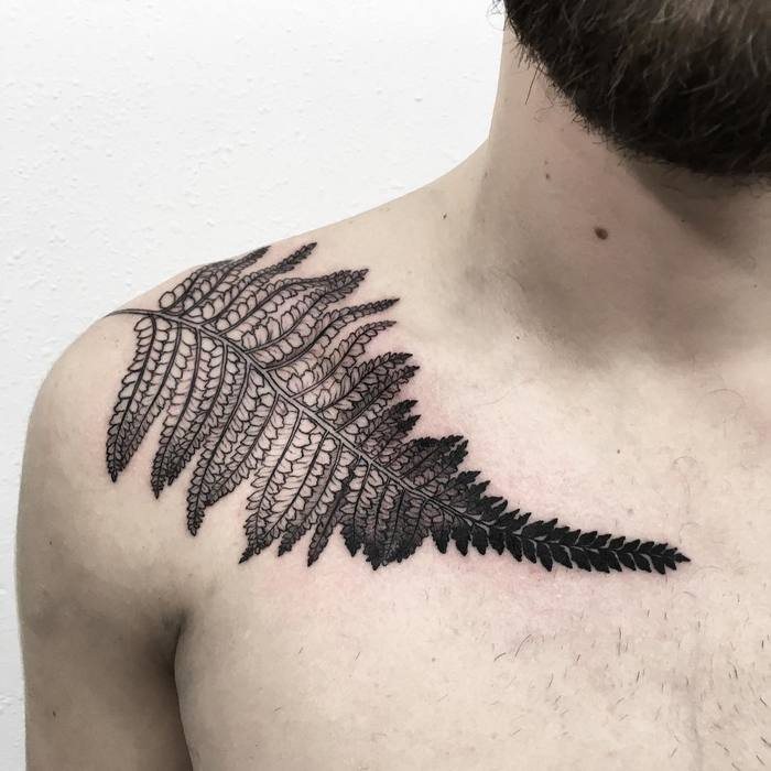 Fern Tattoo by v.shevchenkottt