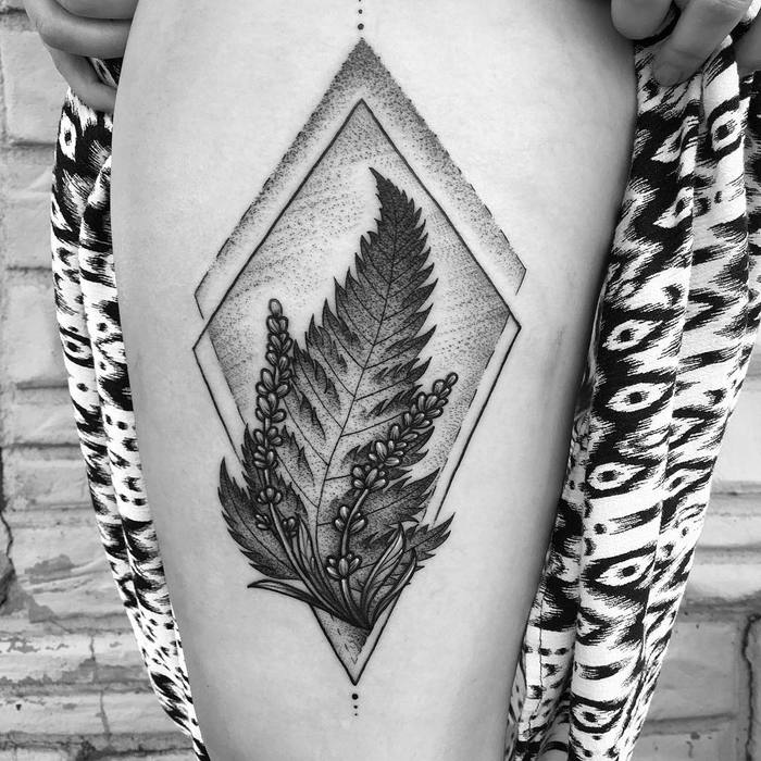Fern Tattoo by jaycewallingford
