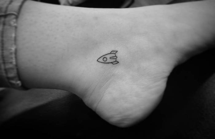 Micro Rocket Tattoo by lilo_savea
