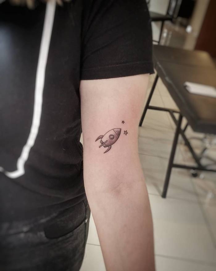 Rocket Tattoo by elalemontero