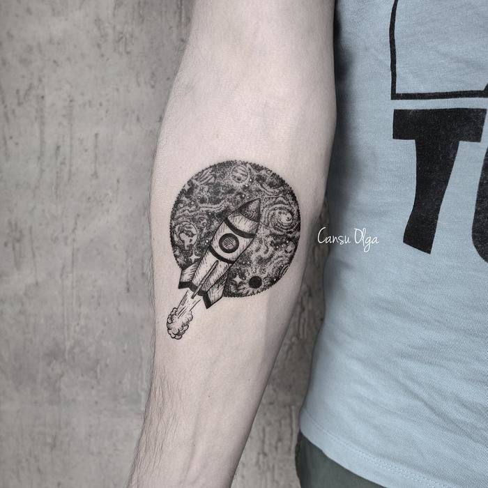 Rocket Tattoo by cansuolga