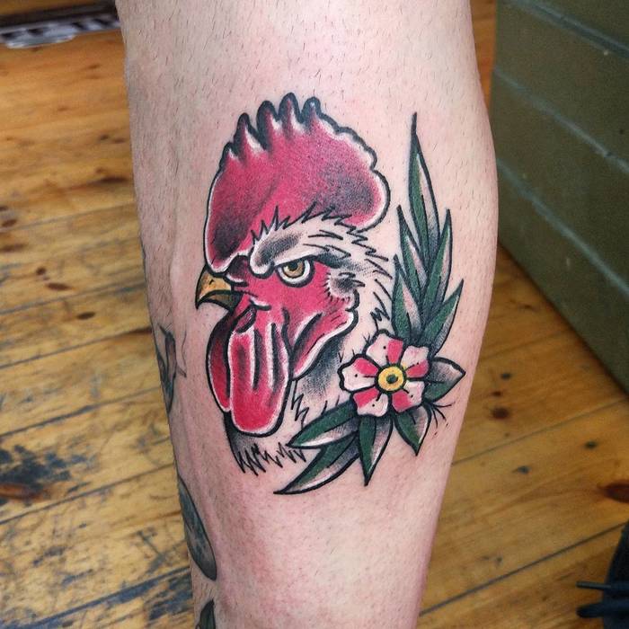 Rooster Tattoo by panosntolas