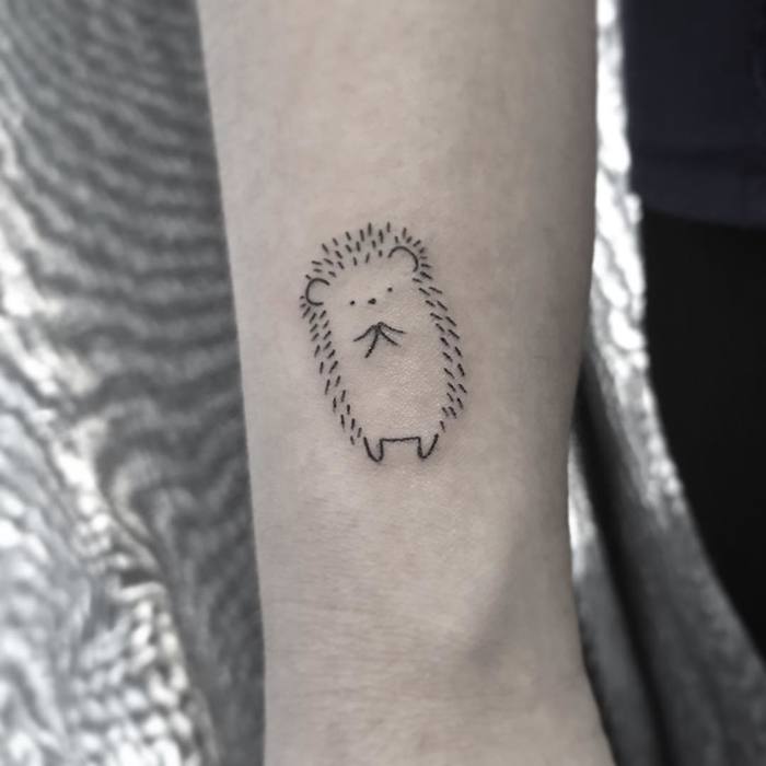 Hedgehog Tattoo by hellotako