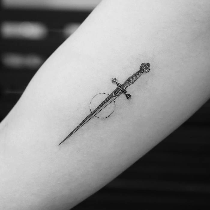Excalibur Tattoo by Mr. K